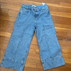 Zara Light Blue Flare Jeans